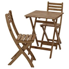 IKEA ASKHOLMEN garden furniture set 2-seater